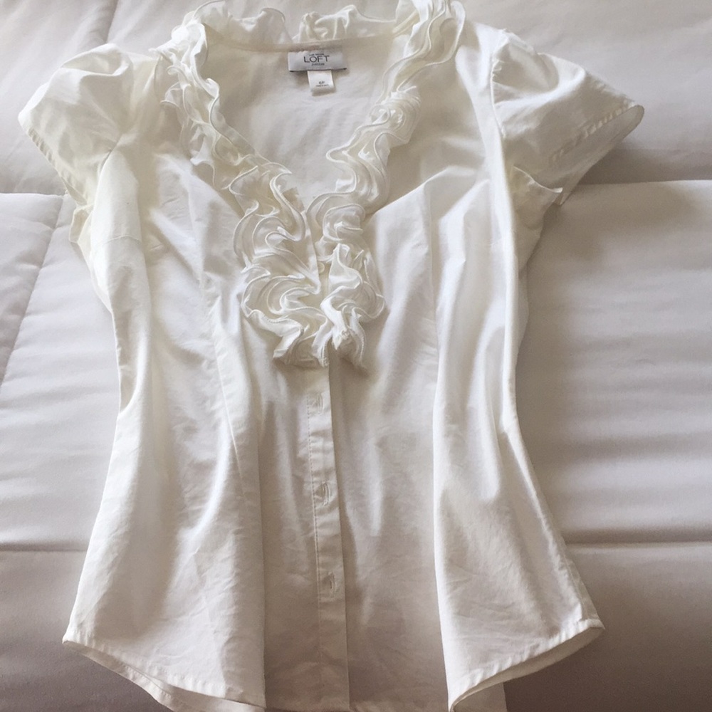 Ann Taylor dress white shirt